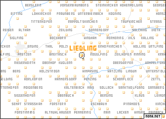 map of Liedling