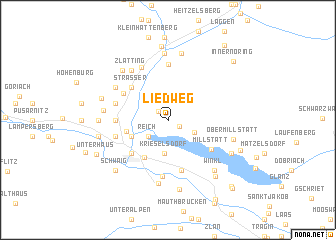 map of Liedweg