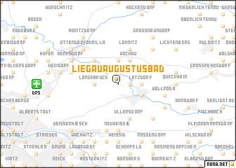 map of Liegau-Augustusbad