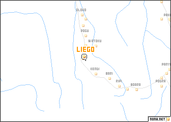 map of Liego