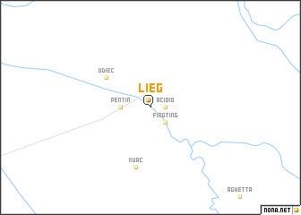 map of Lieg