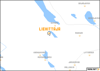 map of Liehittäjä