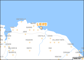 map of Lieiro