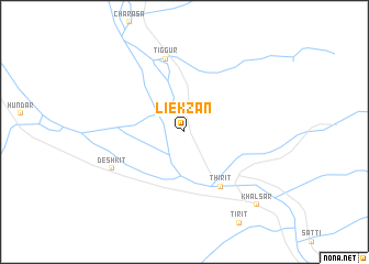 map of Liekzan