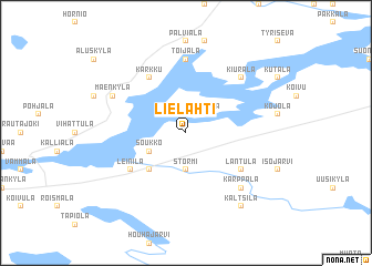 map of Lielahti