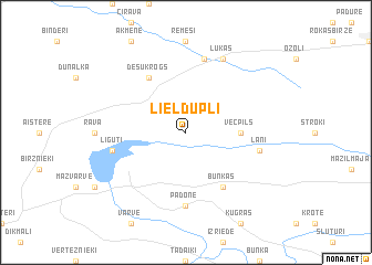 map of Lieldupļi