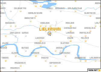 map of Lielkrīviņi