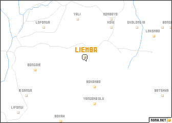 map of Liemba