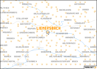 map of Liemersbach