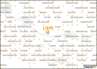 map of Lieme