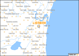 map of Lièn Bình