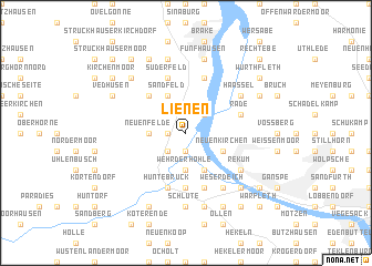 map of Lienen