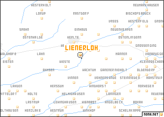 map of Lienerloh