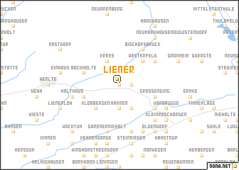 map of Liener