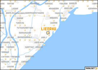 map of Liên Phú