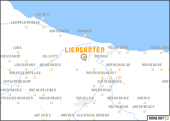 map of Liepgarten