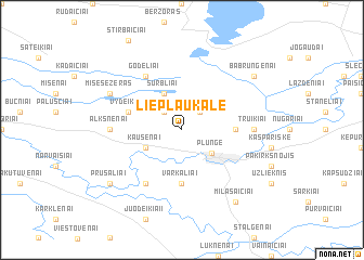 map of Lieplaukale