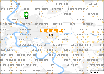 map of Lierenfeld