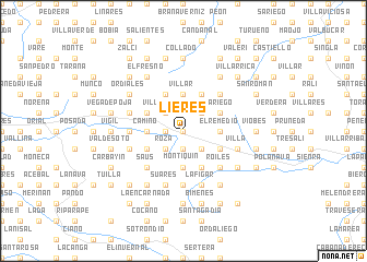 map of Lieres