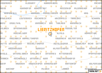 map of Lieritzhofen