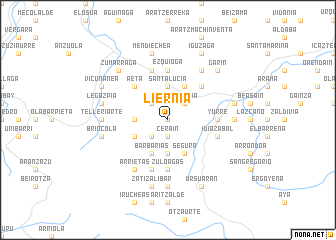 map of Liernia