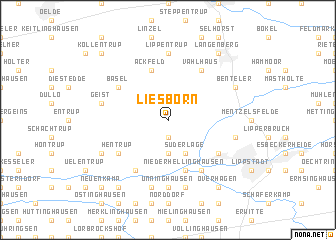 map of Liesborn