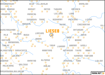 map of Lieseb