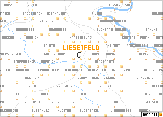 map of Liesenfeld