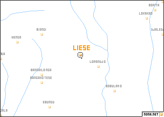 map of Liese