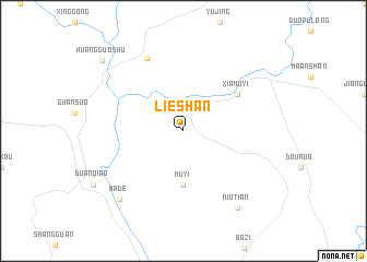 map of Lieshan