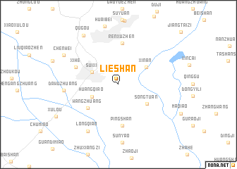 map of Lieshan