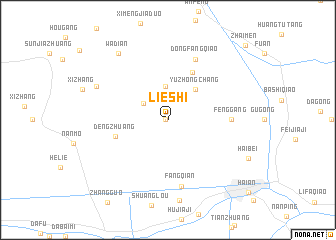 map of Lieshi