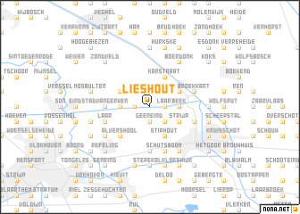 map of Lieshout