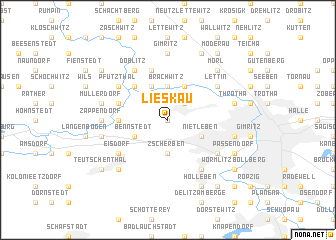 map of Lieskau