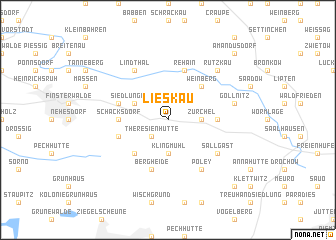 map of Lieskau