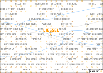 map of Liessel