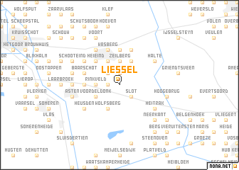 map of Liessel