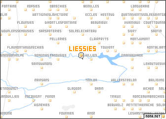 map of Liessies