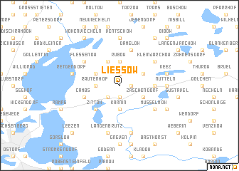 map of Liessow