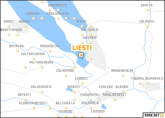 map of Lieşti