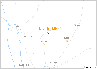 map of Lietgheir