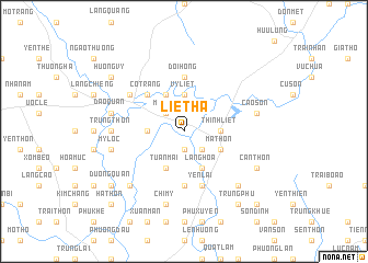 map of Liệt Hạ