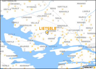 map of Lietsala