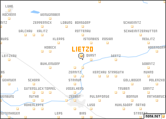 map of Lietzo