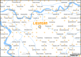 map of Liễu Ngạn