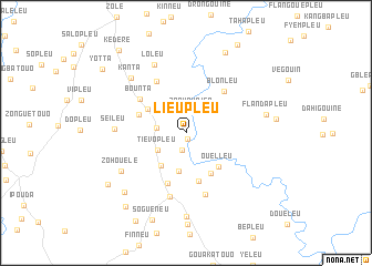 map of Lieupleu