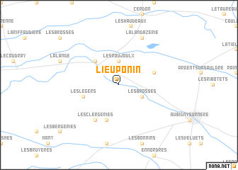 map of Lieu Ponin
