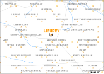 map of Lieurey