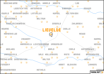 map of Lievelde