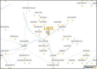 map of Liezi